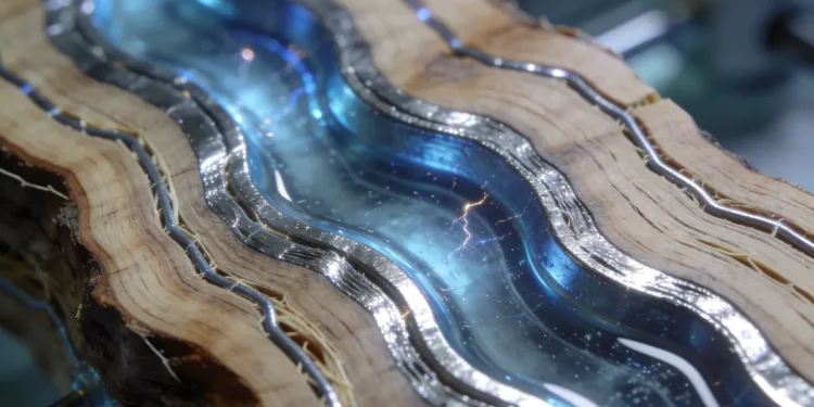Le bois devient un conducteur haute résistance grâce aux gels eutectiques à base de métal