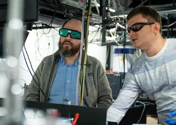 ISTA physicists explain the exceptional energy-harvesting efficiency of perovskites. Left to right: Assistant Professor