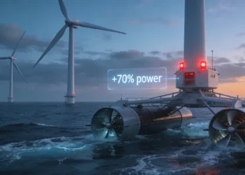 La production d'électricité augmente jusqu'à 70 % en combinant éoliennes et installations marémotrices