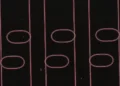 Optical waveguide microresonators on a chip created in this effort, which are ten times thinner than human hair.