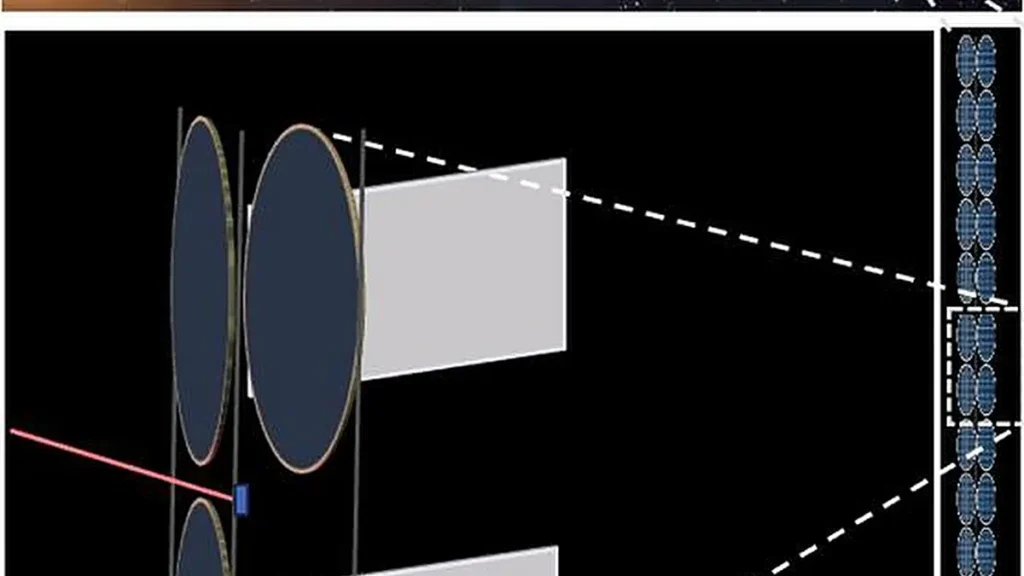 The proposed orbital data center would be composed of nodes that form a long tether orbiting the earth that uses solar p