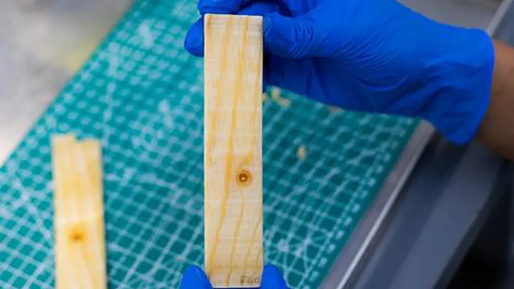 A sample of the final composite.