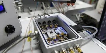 Capteur sélectif multigaz à LED développé par le KRISS (Crédit : Institut coréen de recherche sur les normes et les sciences (KRISS))
