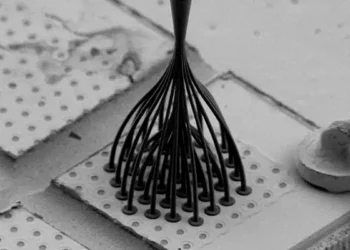 Micrographie électronique à balayage (MEB) de 37 MM-PL en entrée. (Crédit : Ksenia Shukhin)