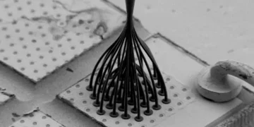 Micrographie électronique à balayage (MEB) de 37 MM-PL en entrée. (Crédit : Ksenia Shukhin)