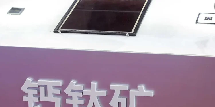 La Chine accélère dans la course aux cellules solaires à pérovskite