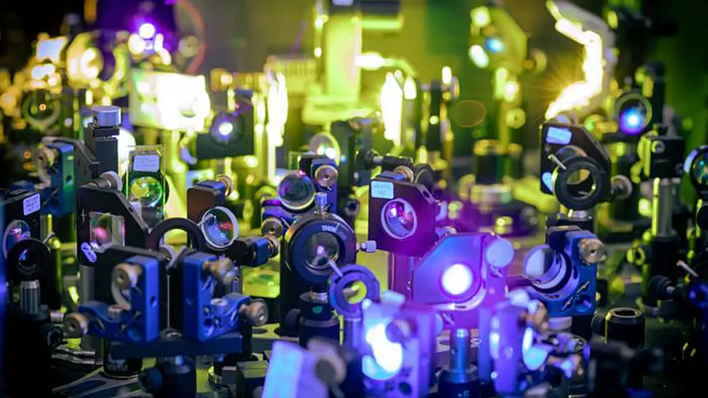 Le laboratoire où sont menées les expériences au département de physique