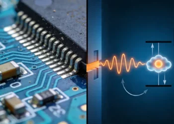 Un nouveau modèle explique comment des électrons uniques endommagent les puces en silicium