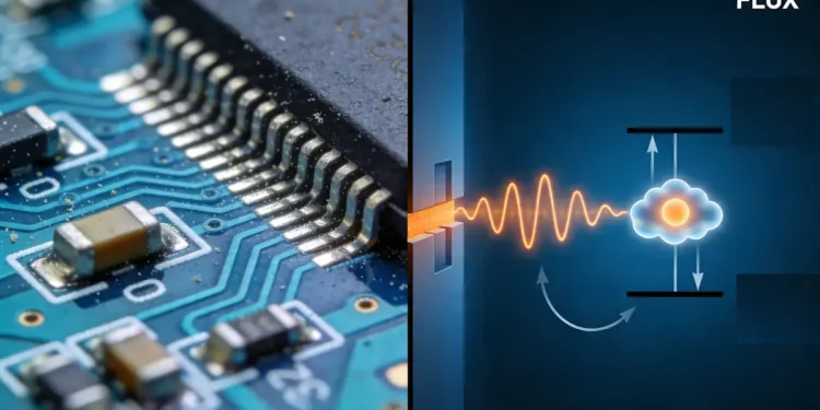 Un nouveau modèle explique comment des électrons uniques endommagent les puces en silicium