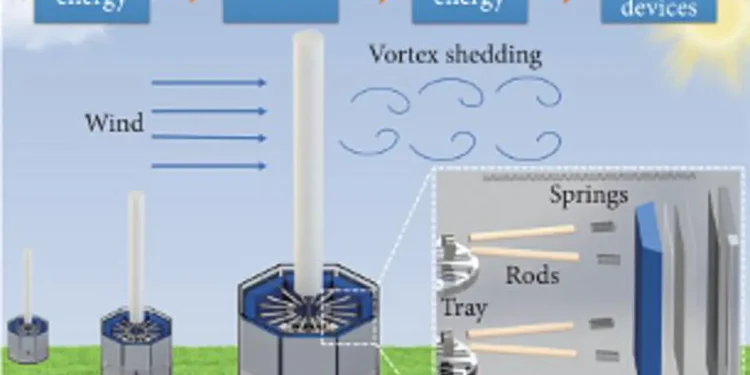 Nanogénérateur triboélectrique à vortex pour l'énergie éolienne multidirectionnelle