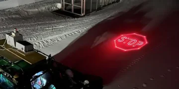 Les lasers disco améliorent la sécurité des dameuses