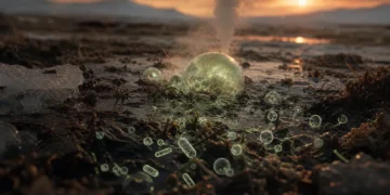 Les puits naturels de méthane submergés par le réchauffement de la planète