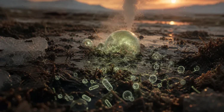 Les puits naturels de méthane submergés par le réchauffement de la planète