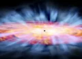 Un vent de quasar file à 30 % de la vitesse de la lumière