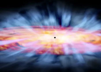 Un vent de quasar file à 30 % de la vitesse de la lumière