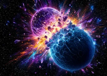 Fusions d'étoiles : l'IA révèle l'origine des éléments lourds