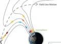 Une équipe de recherche dirigée par l'Université de l'Iowa a mis en évidence, grâce à des mesures précises sur les électrons, comment l'énergie solaire interagit avec le champ magnétique terrestre et se rapproche de notre planète. Sur cette image, des électrons ultra-rapides jouent le rôle de messagers pour transmettre des informations sur ces interactions, appelées « reconnexion magnétique », à des dizaines de milliers de kilomètres de la surface terrestre. (Crédit : Laboratoire de Jasper Halekas, Université de l'Iowa)