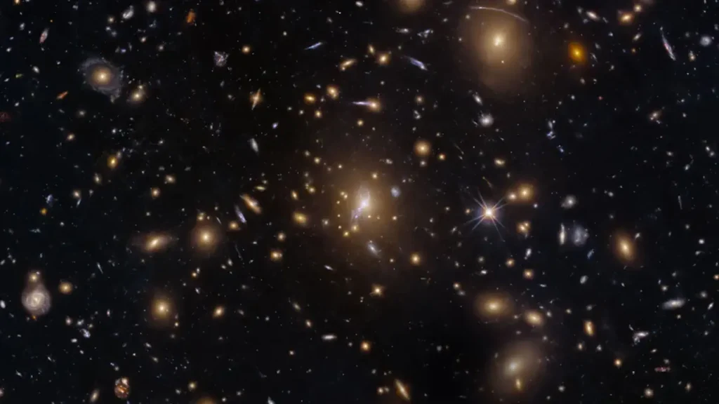 Amas de galaxies MACS0329-0211 - Crédit NASA
