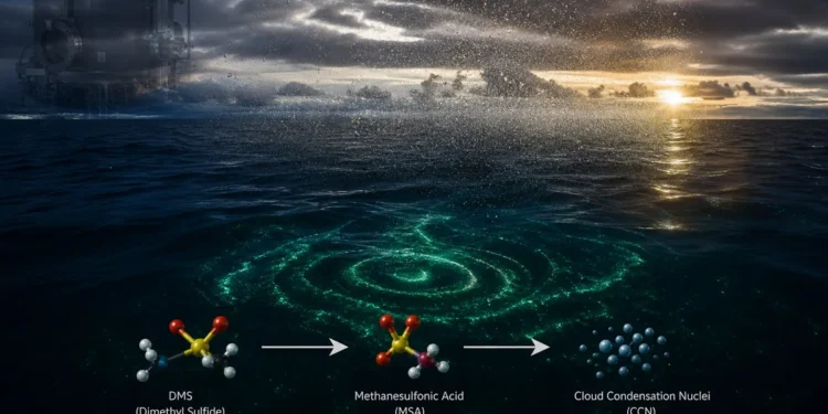 Quand le plancton marin dicte la formation des nuages