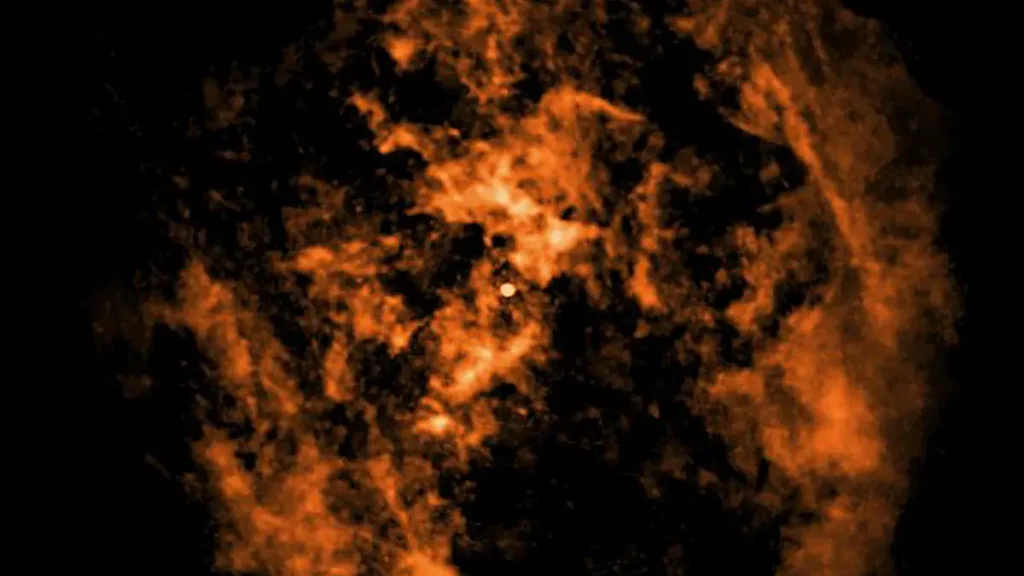 Les données issues des radiotélescopes de l'Atacama Large Millimeter/Submillimeter Array (ALMA) au Chili, qui cartographient l'emplacement des col