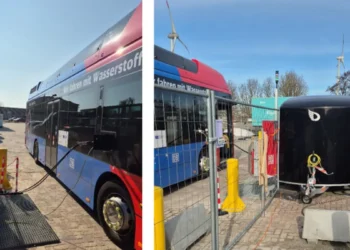 Une station mobile d'hydrogène accélère le déploiement des bus en Basse-Saxe