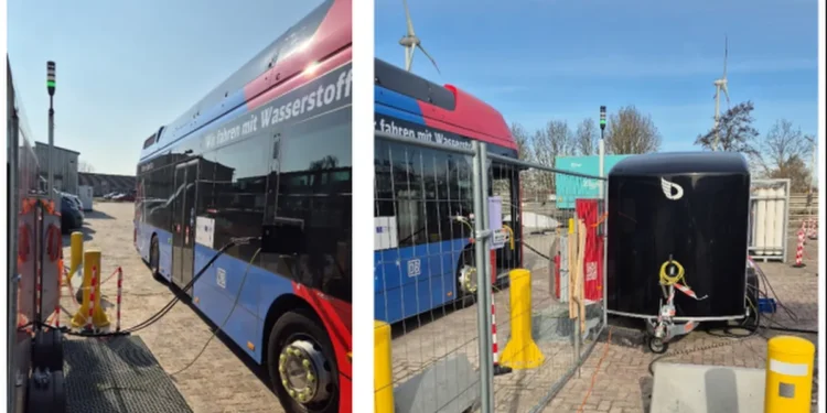 Une station mobile d'hydrogène accélère le déploiement des bus en Basse-Saxe