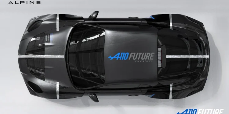 Alpine dévoile l'A110 FUTURE, mule électrique de sa future sportive