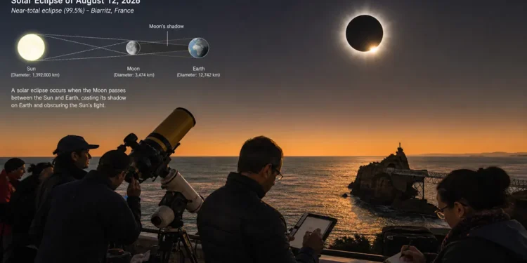 Éclipse solaire du 12 août 2026 : un événement céleste d’exception à ne pas manquer