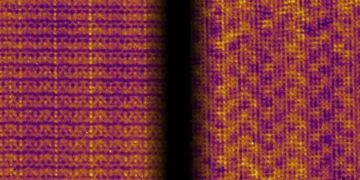 Rayures ou damier ? Le champ magnétique influence des motifs électroniques concurrents dans un matériau quantique de type graphène