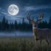 La pleine lune du cerf embrase le ciel de juillet