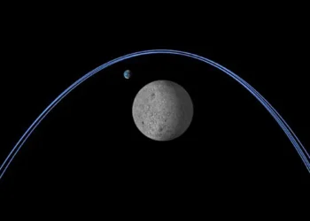 Researchers used thousands of computer simulations to study and test how spacecraft can safely position themselves aroun