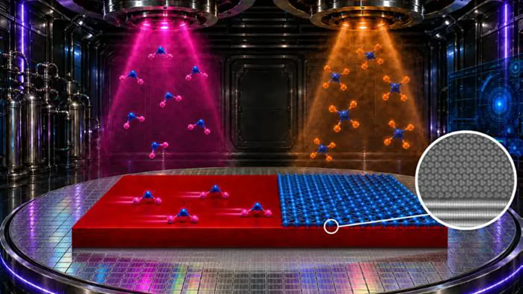 Une technique basse température pour la croissance de films semi-conducteurs à cristaux alignés