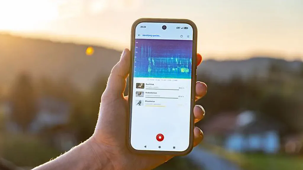 Ici, les pinson des arbres, les rouges-gorges et les mésanges bleues chantent : grâce à l'application BirdNET Live, même les non-initiés peuvent identifier les chants d'oiseaux en temps réel. (Crédit : Stefan Kahl / Université technique de Chemnitz)