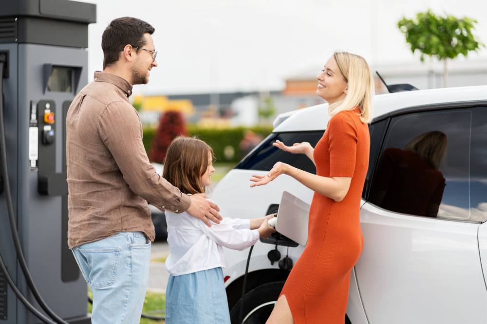 trajets serein famille voiture électrique