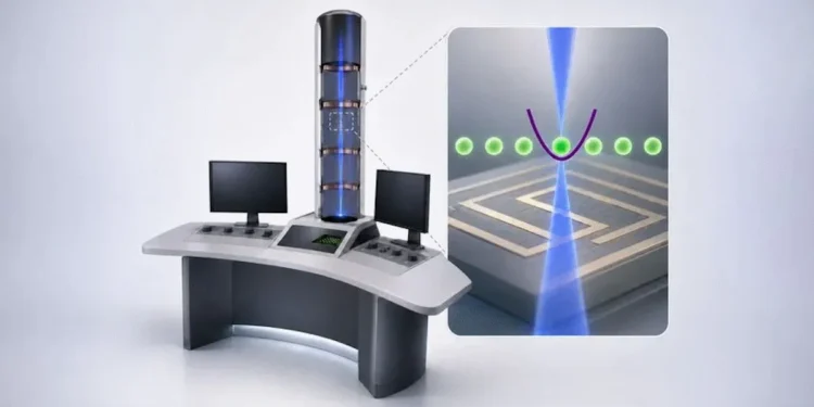 Un microscope électronique couplé à un ordinateur quantique