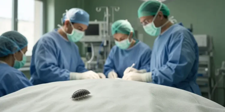 Un cloporte vivant dans l'intestin : le cas médical qui a surpris les chirurgiens de Bologne