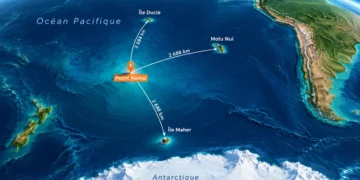 Point Nemo, la zone du Pacifique Sud où les débris de l’ISS devraient retomber