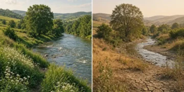 Les canicules sur les terres émergées commencent plus tôt et se développent plus vite dans le monde
