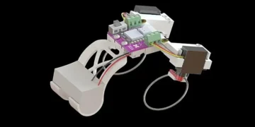 Un robot sauteur à la manière d'une grenouille propulsé par des tiges élastiques torsadées
