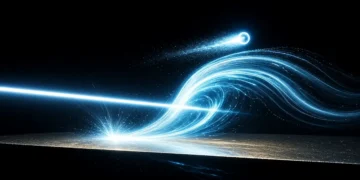 Des protons chevauchent des ondes mobiles pour atteindre une énergie record avec des lasers à impulsion longue