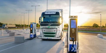 Voltix ouvre à Vierzon la station de recharge pour poids lourds, la plus puissante de France