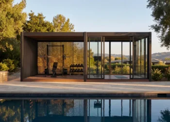 OS1 : un pavillon solaire et une terrasse "batterie" par Outer Spaces