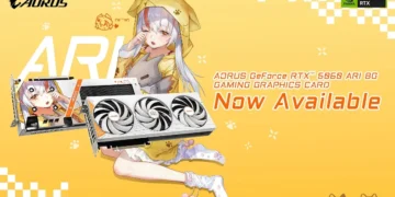 GIGABYTE lance la carte graphique AORUS GeForce RTX 5060 ARI Edition