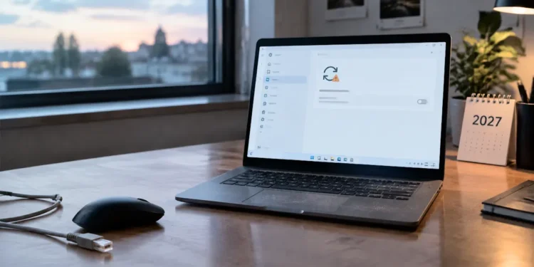 Windows Update cessera de fonctionner en 2027 sur les PC restés sans le correctif préalable