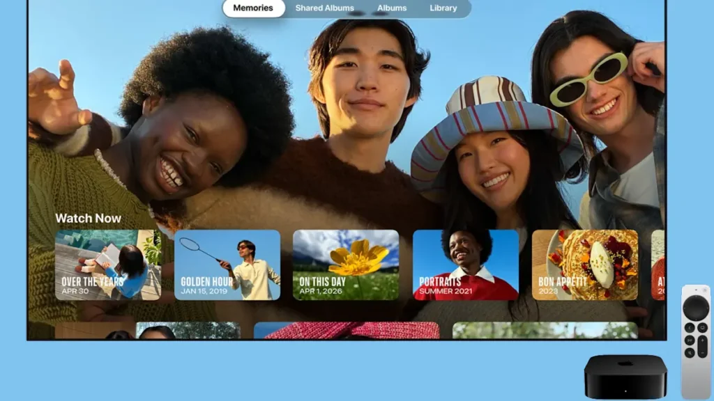 Les utilisateurs peuvent désormais personnaliser l'affichage de leurs photos iCloud sur l'Apple TV.