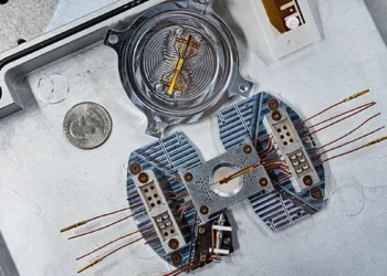 Un nouveau piège à ions monolithique développé pour des simulations quantiques accessibles
