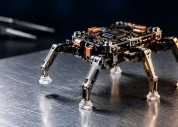 Ce microrobot chinois tire du courant du métal sous ses pieds, mais jusqu’où ira-t-il ?