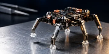 Ce microrobot chinois tire du courant du métal sous ses pieds, mais jusqu’où ira-t-il ?