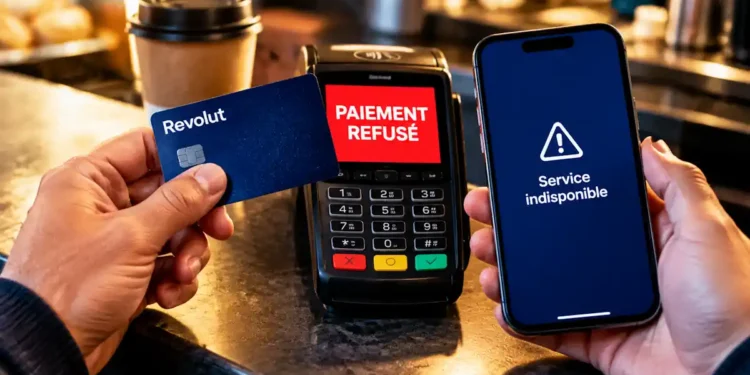 Revolut tombe en panne, et votre carte devient un simple bout de plastique