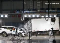 CHERY met le TIGGO7 à l’épreuve d’un crash-test à 50 km/h